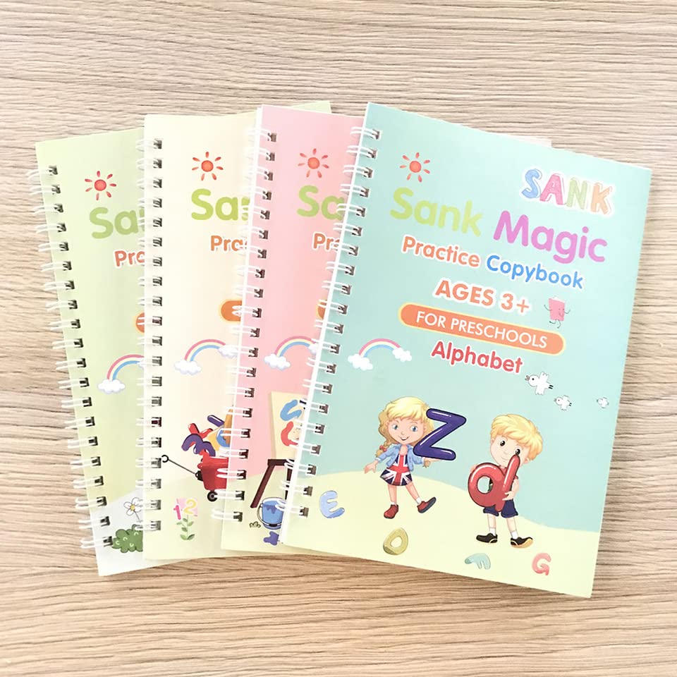 Sank Magic Practice Copybook Set – The Reusable Handwriting & Learning Kit for Kids
Transform learning into magic!