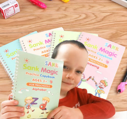 Sank Magic Practice Copybook Set – The Reusable Handwriting & Learning Kit for Kids
Transform learning into magic!